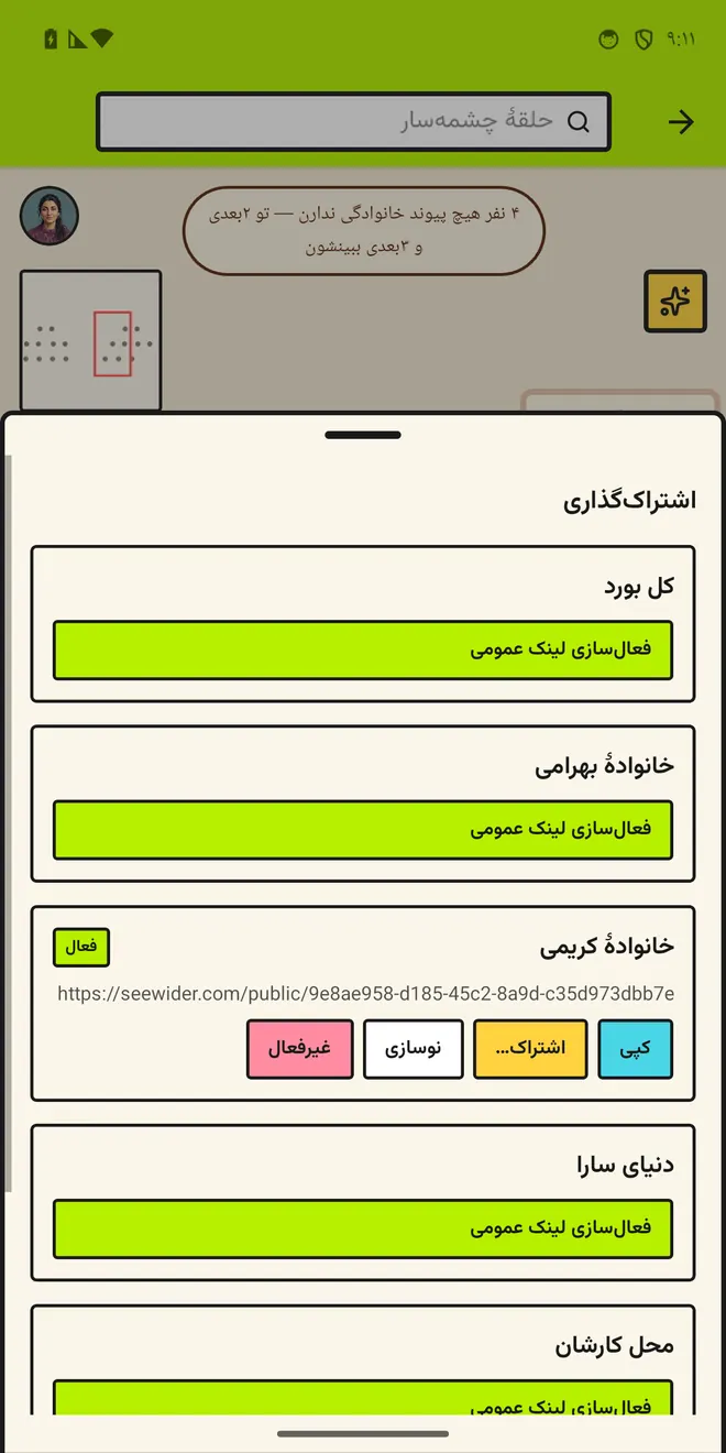 یک شاخه رو به اشتراک بذار، بقیه‌ش پیش خودت بمونه