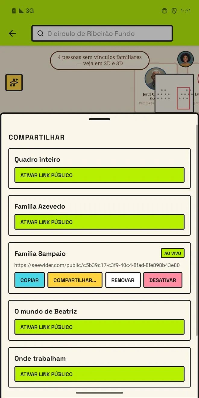 Compartilhe um ramo, guarde o resto