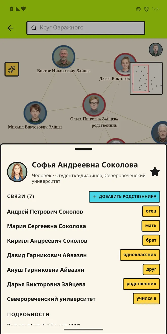 Один человек — и всё о нём