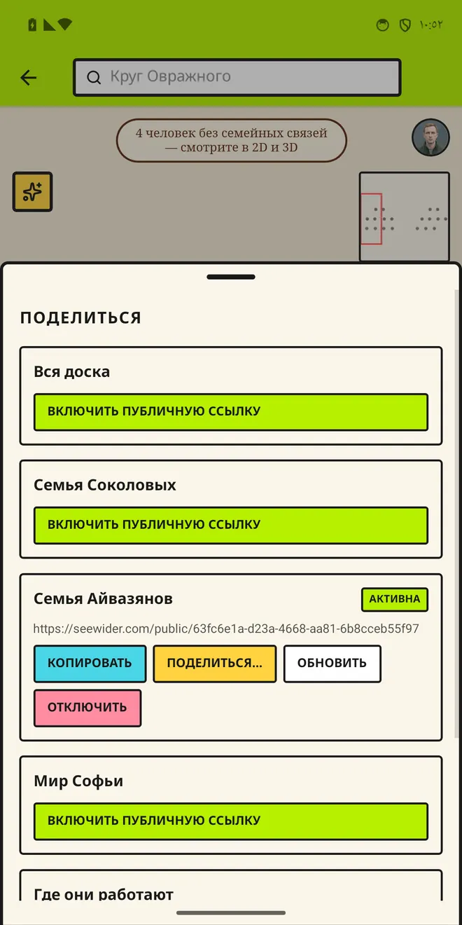 Поделитесь одной ветвью, остальное останется вашим